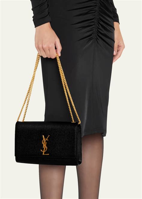 ysl kate crossbody wallet size|Saint Laurent Kate Medium YSL Crossbody Bag in Grained Leather.